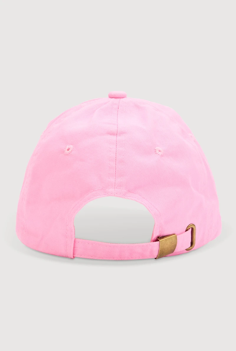 Womens Smokin Hot Baseball Cap, Pink