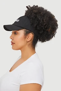 Womens Blessed Backless Baseball Cap,