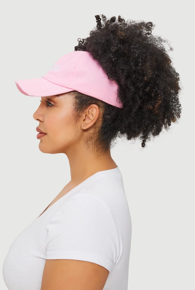 Blessed Backless Baseball Cap