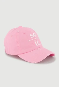 So Over It Baseball Cap
