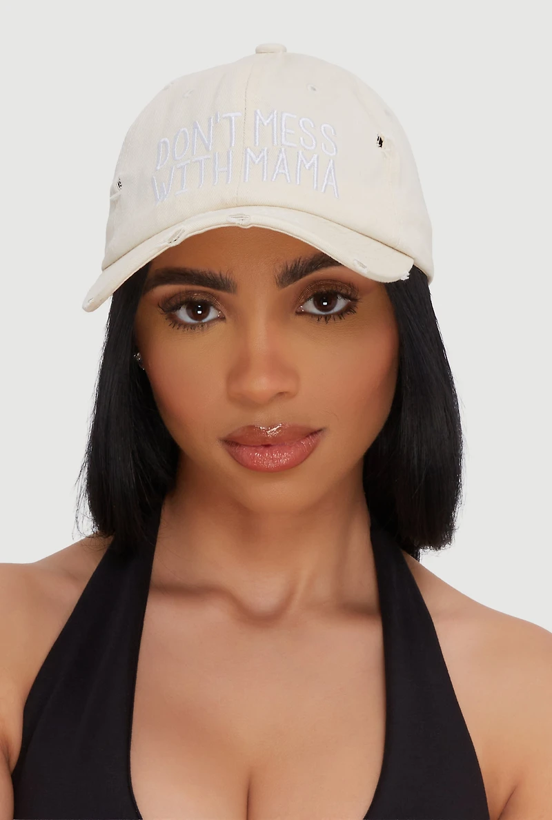 Dont Mess With Mama Baseball Cap