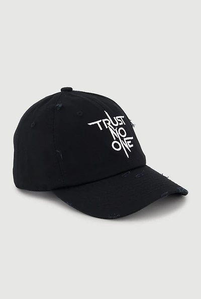 Trust No One Baseball Cap