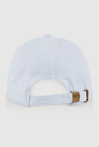 Womens Hustle Baseball Cap, White