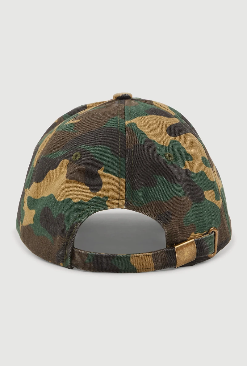 Womens Thou Shall Not Try Me Baseball Cap, Green
