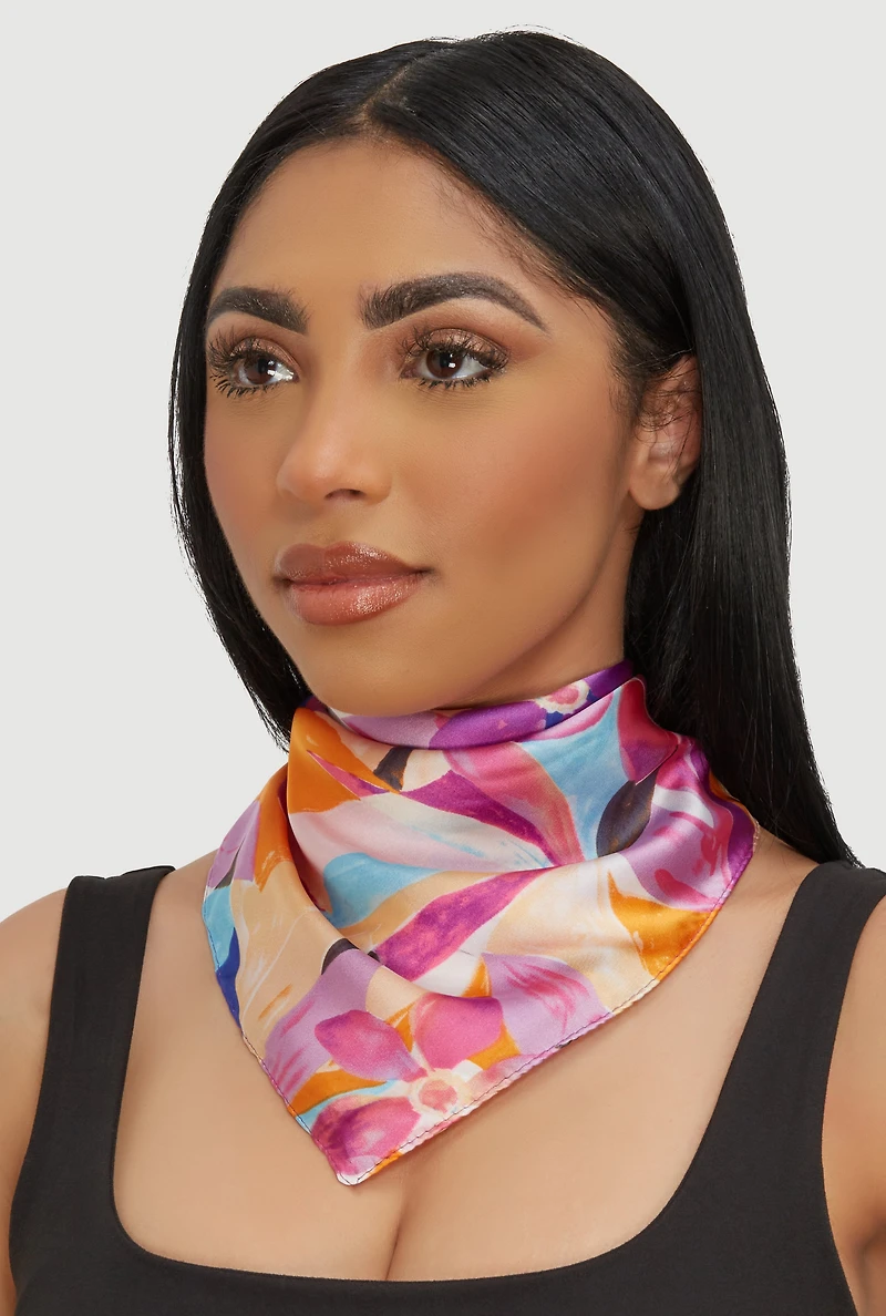 Assorted Trendy Patterned Multiway Scarves 2 Pack