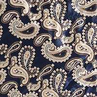 Paisley Broder Print Multiway Scarf and Faux Pearl Ring Set