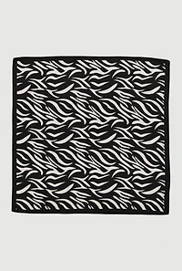 Zebra Print Multiway Scarf and Scarf Ring Set