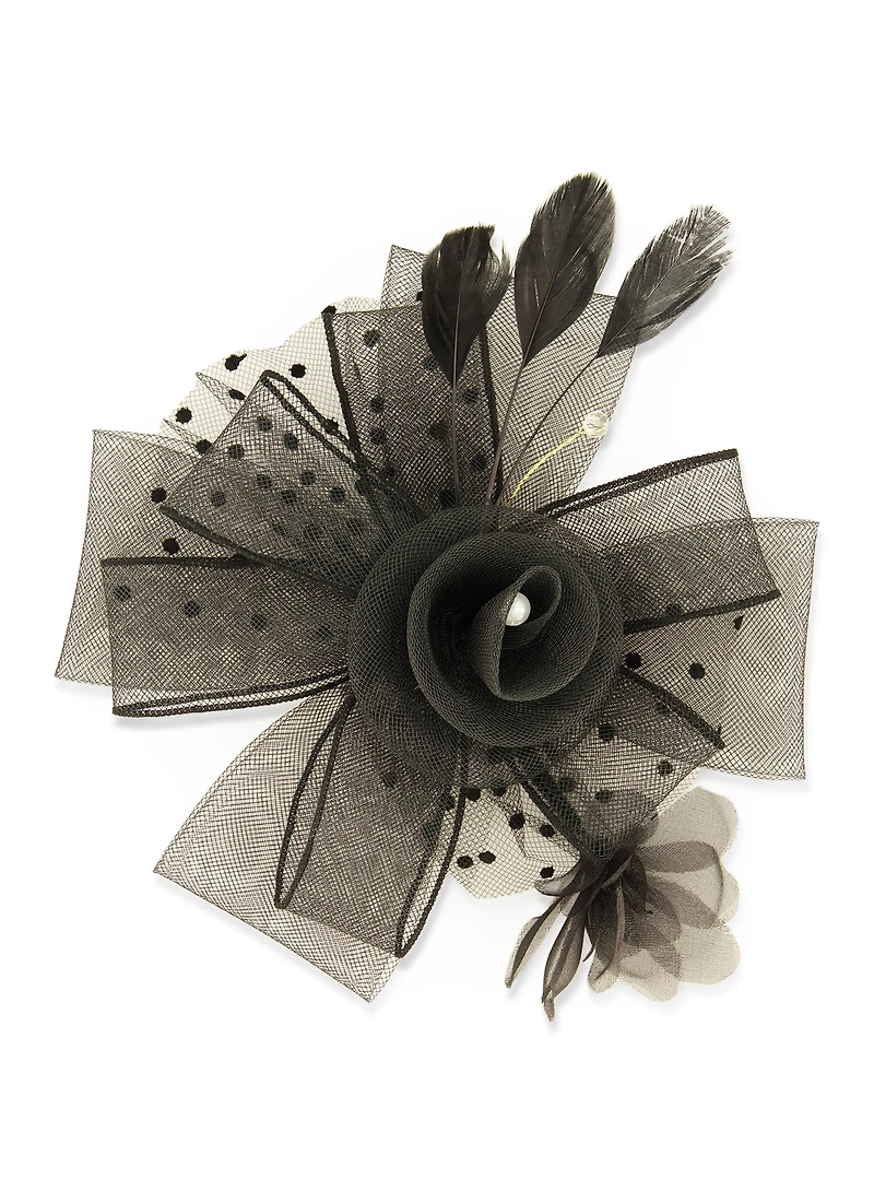 Womens Feather Fascinator,