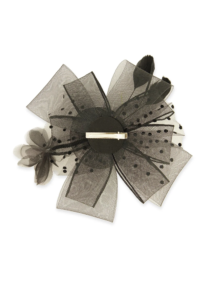 Womens Feather Fascinator,