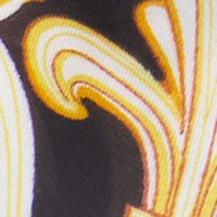 Patterned Border Print Multiway Scarf