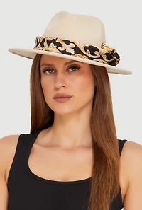 Patterned Border Print Multiway Scarf