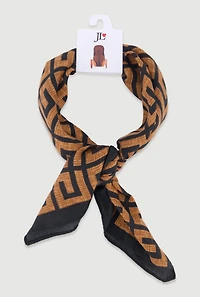 Geometric Patterned Multiway Scarf