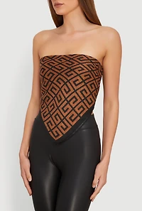 Geometric Patterned Multiway Scarf