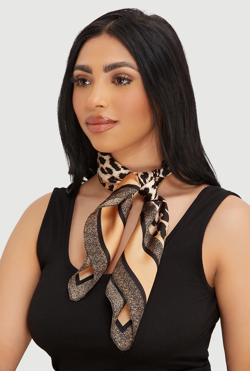 Assorted Patterned Multiway Scarves 2 Pack