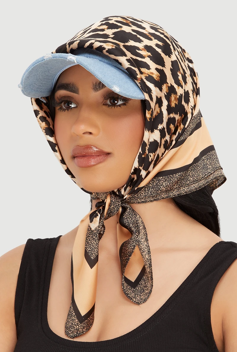 Assorted Patterned Multiway Scarves 2 Pack