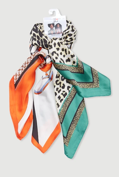 Printed Pattern Multiway Scarf 2 Pack