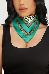 Printed Pattern Multiway Scarf 2 Pack