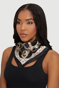 Belt Print Multiway Scarf 2 Pack