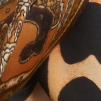 Assorted Patterned Contrast Trim Multiway Scarves 2 Pack