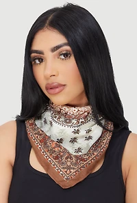 Assorted Printed Patterned Multiway Scarf 2 Piece Set