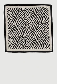 Zebra and Abstract Print Multiway Scarves 2 Pack