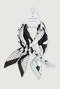 Printed Patterned Multiway Scarf 2 Piece Set