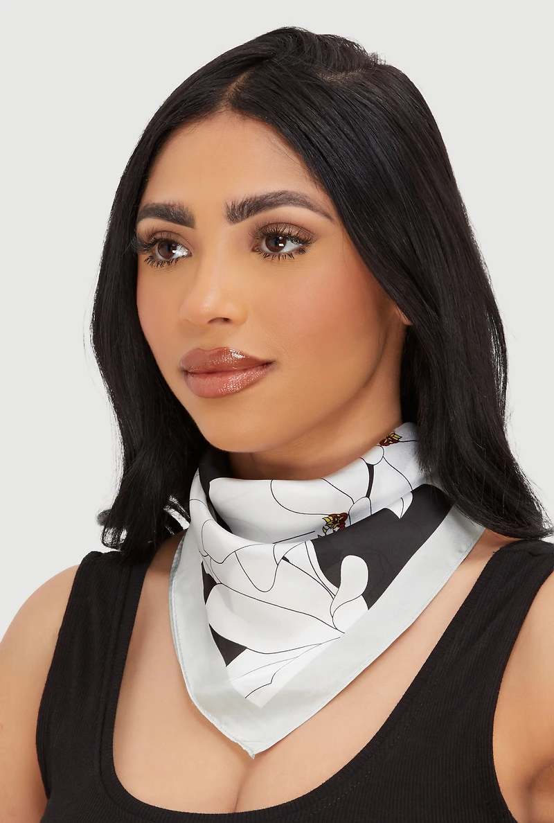 Printed Patterned Multiway Scarf 2 Piece Set