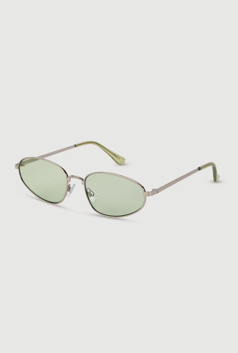 Metallic Rim Sunglasses