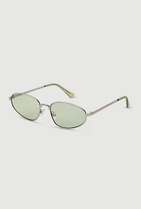 Metallic Rim Sunglasses