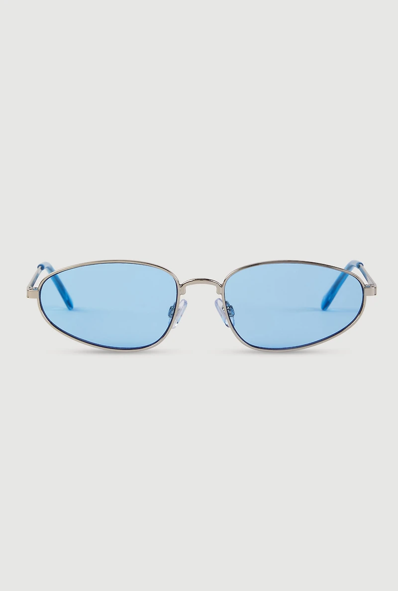 Metallic Rim Sunglasses