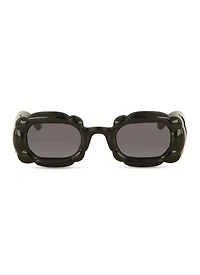 Womens 3D Cloud Frame Sunglasses, Black