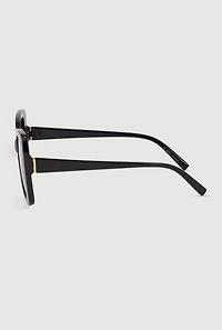Ombre Lens Square Frame Sunglasses