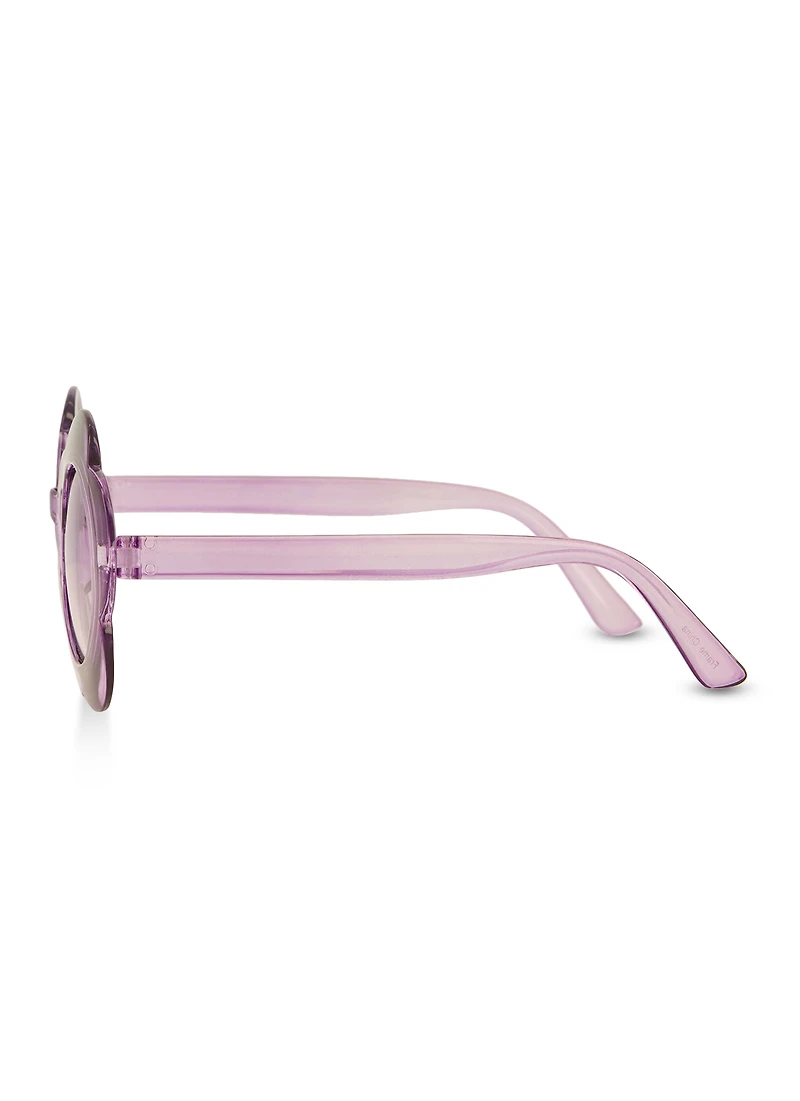 Daisy Frame Ombre Lens Sunglasses