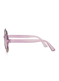 Daisy Frame Ombre Lens Sunglasses