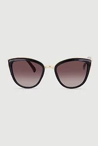 Leopard Print Cat Eye Sunglasses