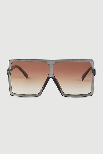 Ombre Lens Shield Sunglasses