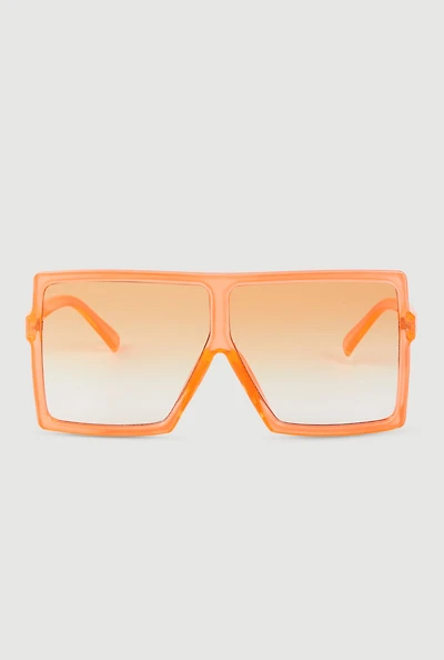 Ombre Lens Shield Sunglasses