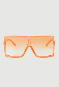 Ombre Lens Shield Sunglasses