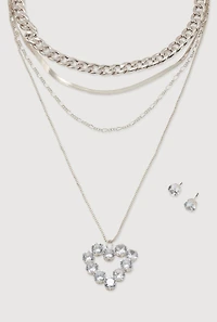Blessed Cubic Zirconia Layered Necklace