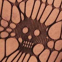 Plus Size Patterned High Waisted Fishnet Tights