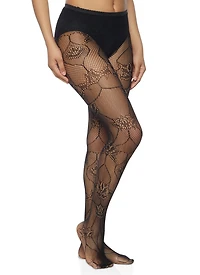 Patterned Fishnet Tights