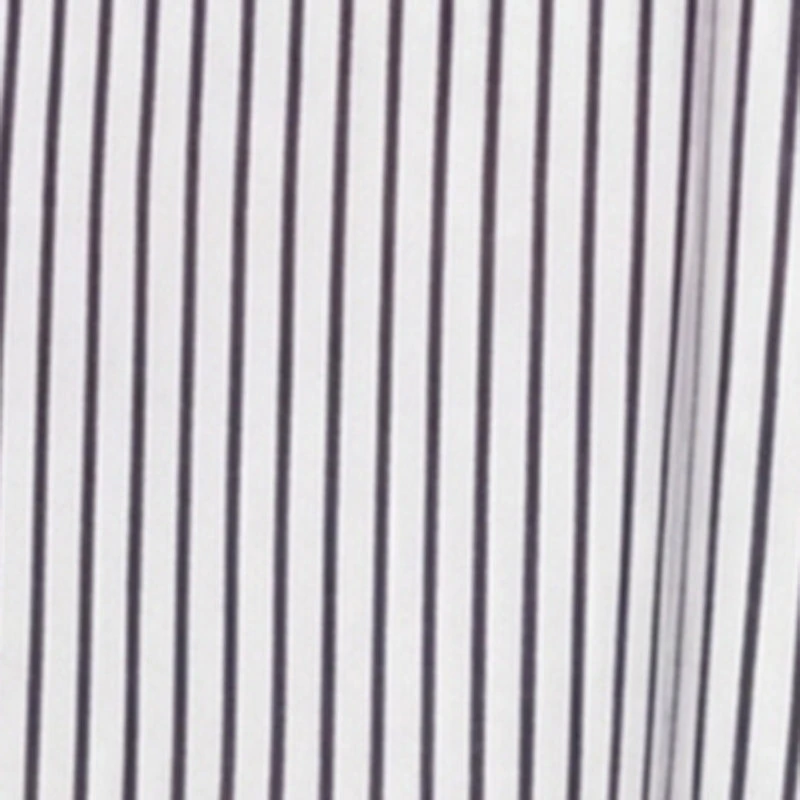 Lace Trim Pinstripe Cami Nightgown