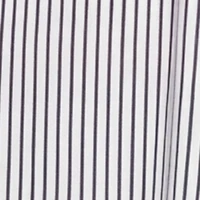Lace Trim Pinstripe Cami Nightgown