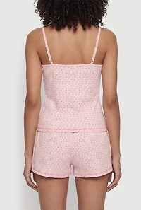 Ditsy Floral Pajama Cami and Shorts Set