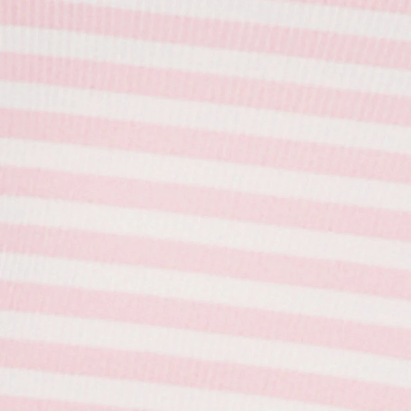 Striped Square Neck Pajama Top and Shorts Set