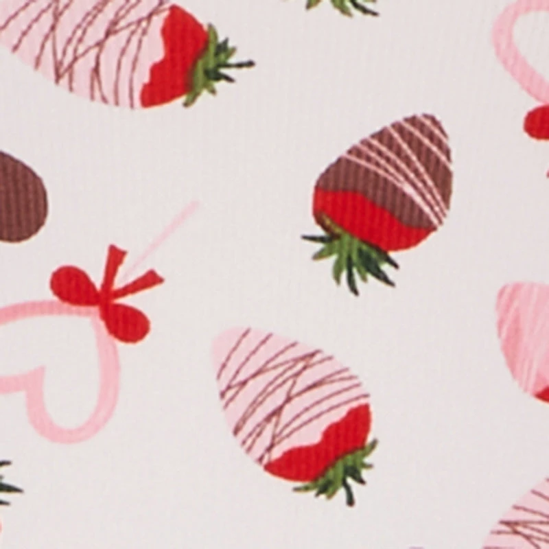 Chocolate Strawberry Print Pajama Cami and Pants