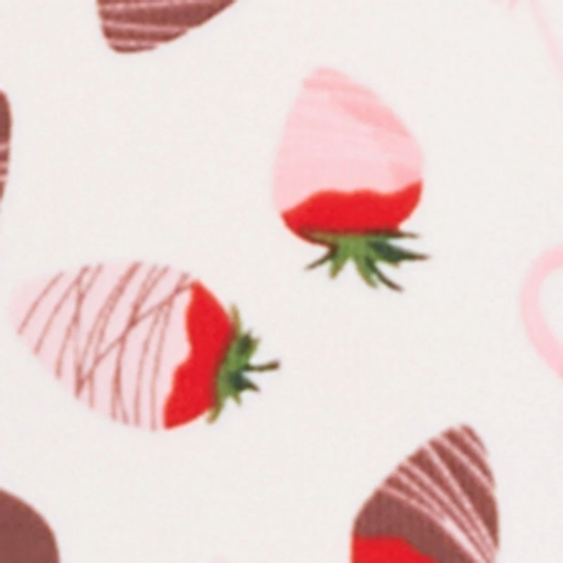 Chocolate Strawberry Print Pajama Cami and Pants