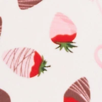 Chocolate Strawberry Print Pajama Cami and Pants