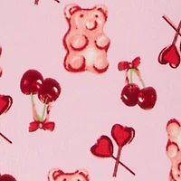 Gummy Bear Candy Print Pajama Cami and Pants Set
