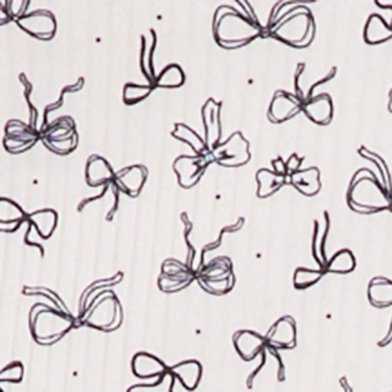 Bow Print Lace Trim Square Neck Pajama Cami and Pants Set